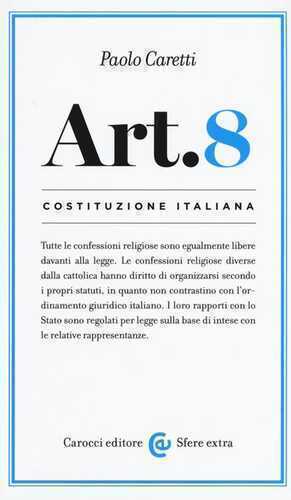 Costituzione italiana: articolo 8