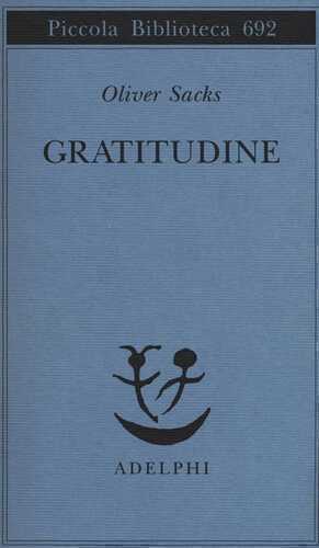 Gratitudine — Oliver Sacks