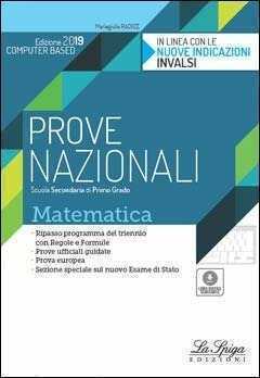 Prove nazionali matematica. Per la Scuola media