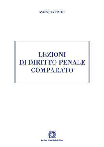 Lezioni di diritto penale comparato