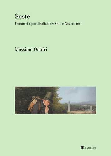 Soste. Prosatori e poeti italiani tra Otto e Novecento