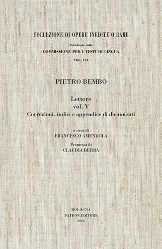 Lettere. Vol. 5: Correzioni, indici e appendice di documenti