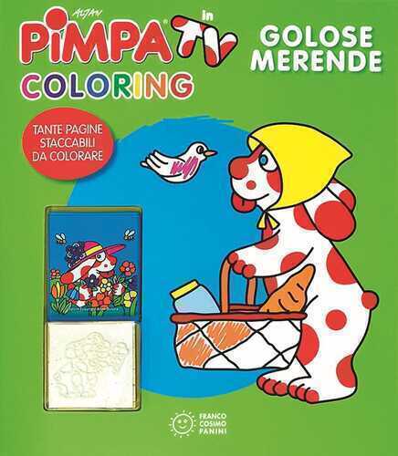 Golose merende. Pimpa in tv. Coloring. Ediz. illustrata. Con gadget