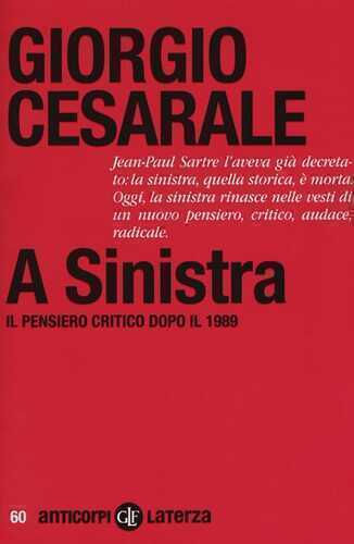 A sinistra. Il pensiero critico dopo il 1989