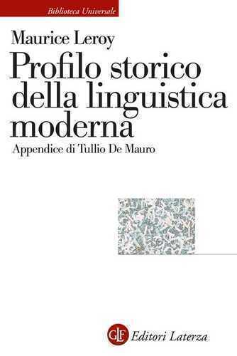 Profilo storico della linguistica moderna