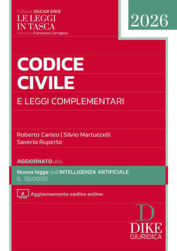 Codice civile e leggi complementari pocket 2026