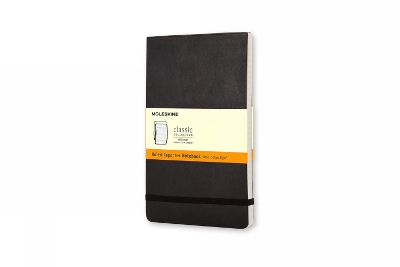 Moleskine Reporter Notebook, Pocket, Ruled, Black, Soft Cover (3.5 x 5.5)