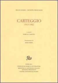 Carteggio 1913-1982