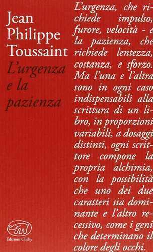 L'urgenza e la pazienza
