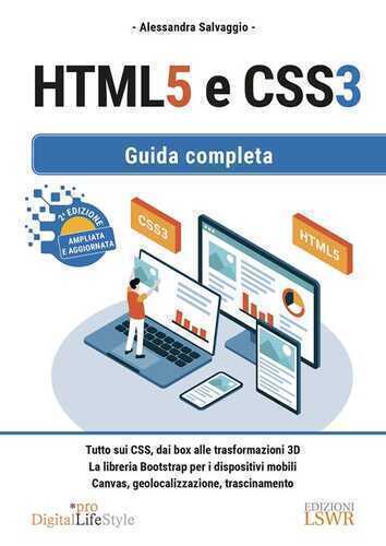 HTML5 e CSS3. Guida completa — Alessandra Salvaggio