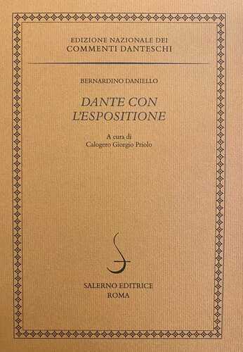 Dante con l'Espositione — Bernardino Daniello