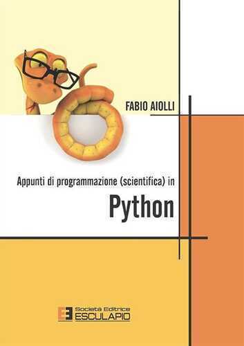 Appunti di programmazione scientifica in Python — Fabio Aiolli