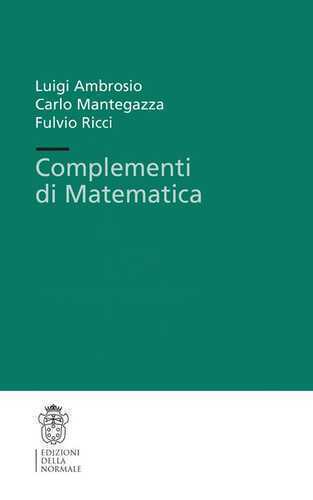 Complementi di matematica — Luigi Ambrosio,