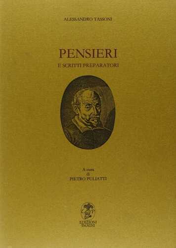 Pensieri e scritti preparatori