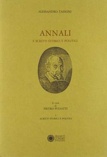 Annali e scritti storici e politici. Vol. 1