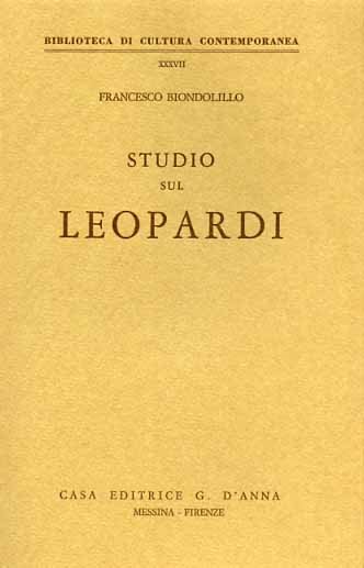 Studio sul Leopardi