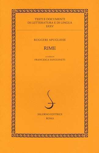 Rime — Ruggeri Apugliese