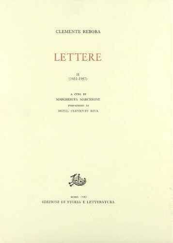 Lettere. Vol. 2: 1931-1957