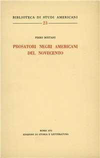 Prosatori negri americani nel Novecento