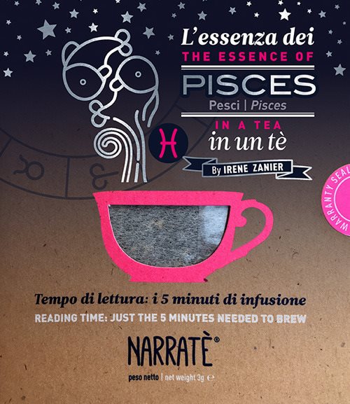 L'essenza dei Pesci in un tè-The essence of the Pisces in a tea. Tempo di lettura: i 5 minuti di infusione. Con tea bag