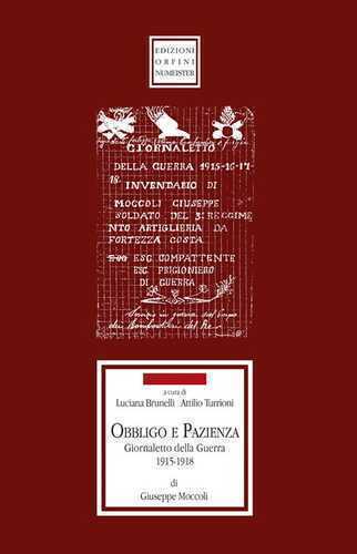 Obbligo e pazienza. Giornaletto della guerra 1915-1918