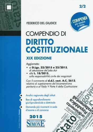 Compendio di diritto costituzionale