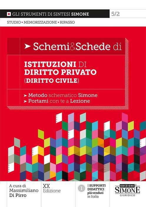 Schemi & schede di istituzioni di diritto privato (diritto civile). Programma completo d'esame — Massimiliano Di Pirro