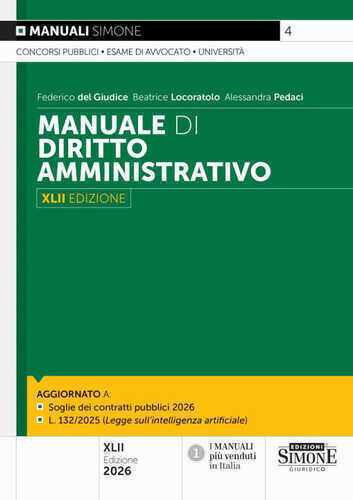 Manuale di diritto amministrativo