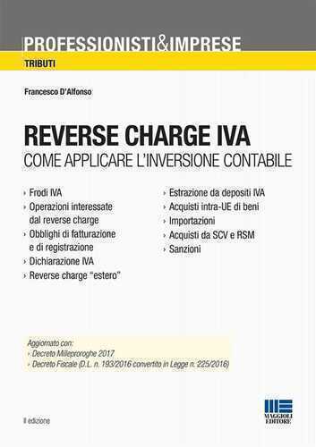 Reverse charge IVA — Francesco D'Alfonso