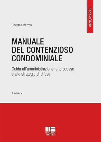 Manuale del contenzioso condominiale