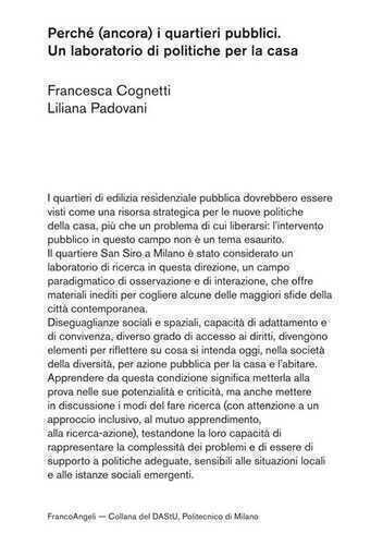 Perché (ancora) i quartieri pubblici. Un laboratorio di politiche per la casa