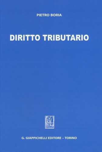 Diritto tributario — Pietro Boria