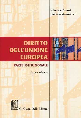 Diritto dell'Unione Europea. Parte istituzionale