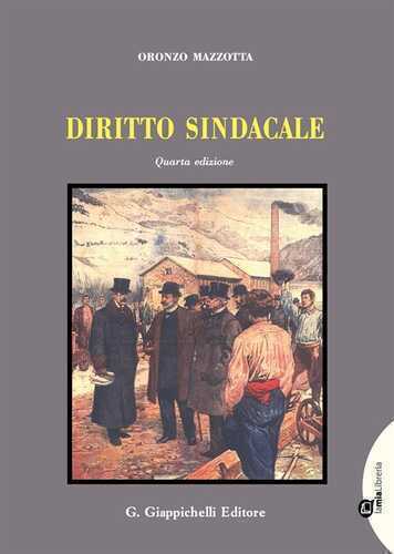 Diritto sindacale — Oronzo Mazzotta