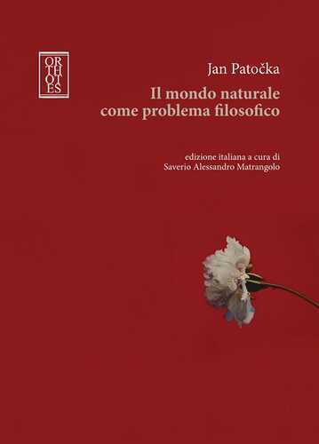 Il mondo naturale come problema filosofico
