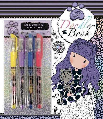 Doodle book. Gorjuss. Ediz. a colori. Con 4 penne glitter