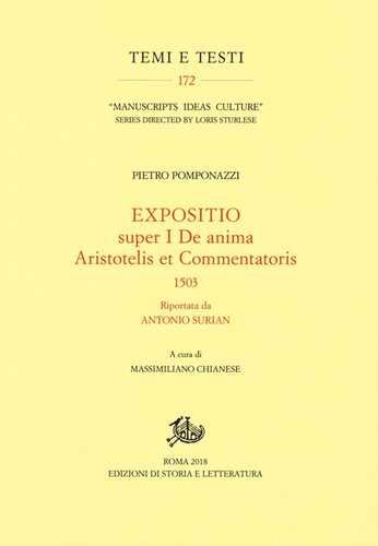 Expositio super primo «De anima Aristotelis et commentatoris» (1503) riportata da Antonio Surian