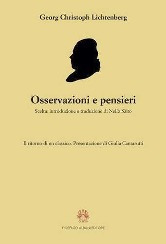 Osservazioni e pensieri — Georg Christoph Lichtenberg,