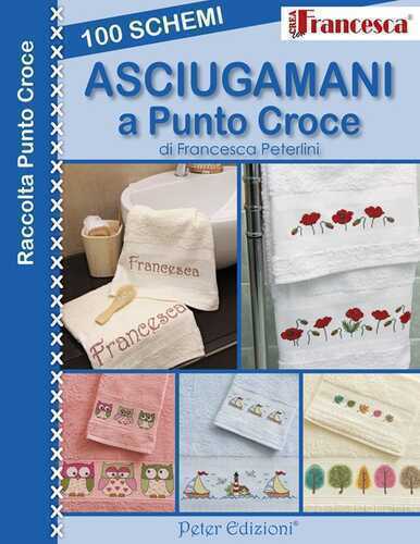 100 schemi asciugamani a punto croce