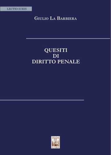 Quesiti di diritto penale