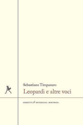 Leopardi e altre voci — Sebastiano Timpanaro