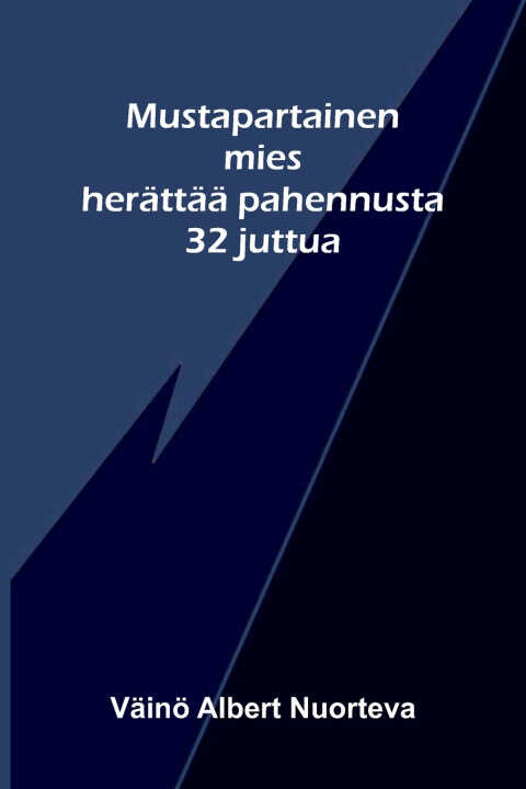 Mustapartainen mies herättää pahennusta