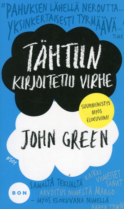 Tähtiin kirjoitettu virhe