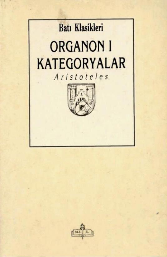 Organon 1 - Kategoryalar