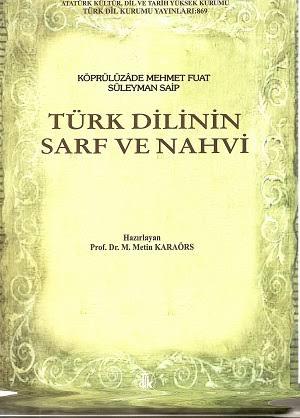 Türk Dilinin Sarf ve Nahvi