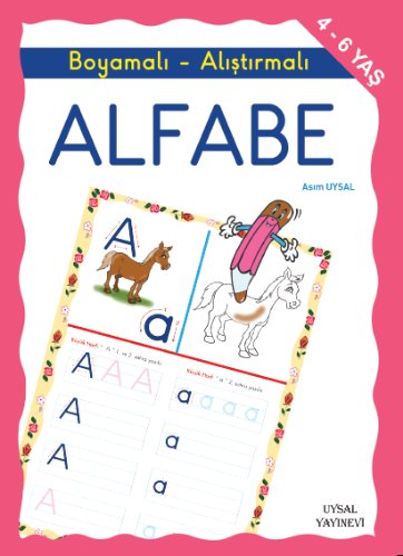 Boyamalı ve Alıştırmalı Türkçe Alfabe/Büyük Boy
