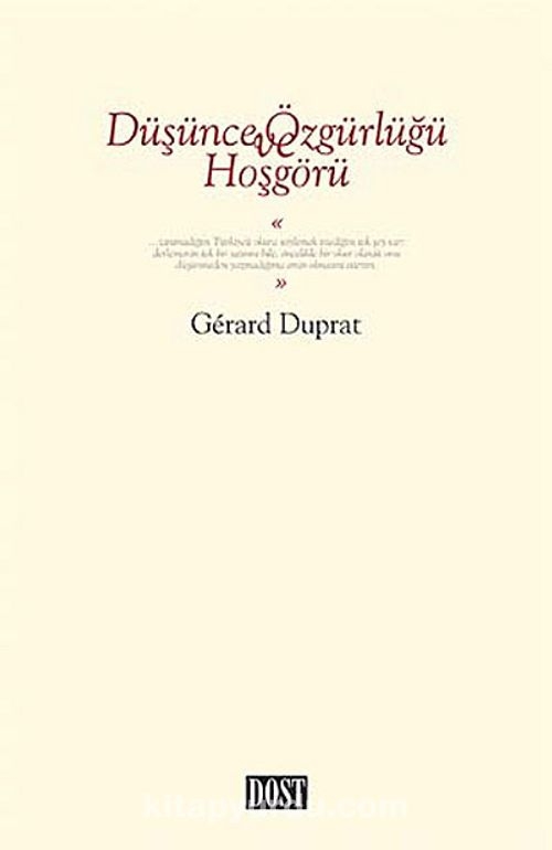 Düşünce Özgürlüğü ve Hoşgörü