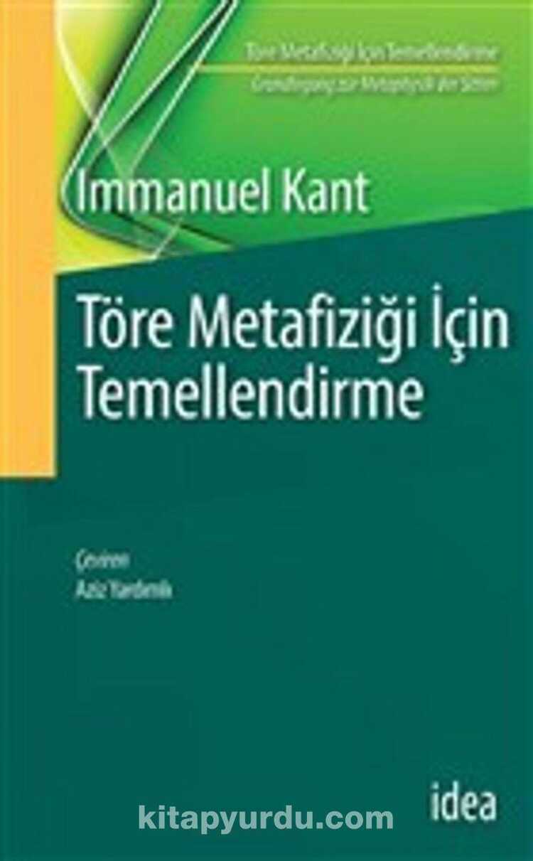 Töre Metafiziği İçin Temellendirme