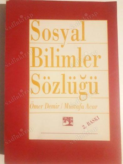 Sosyal Bilimler Sözlüğü