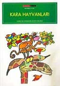 Kara Hayvanları 8 Syf. Siyah-Beyaz  Boyama Kitabı